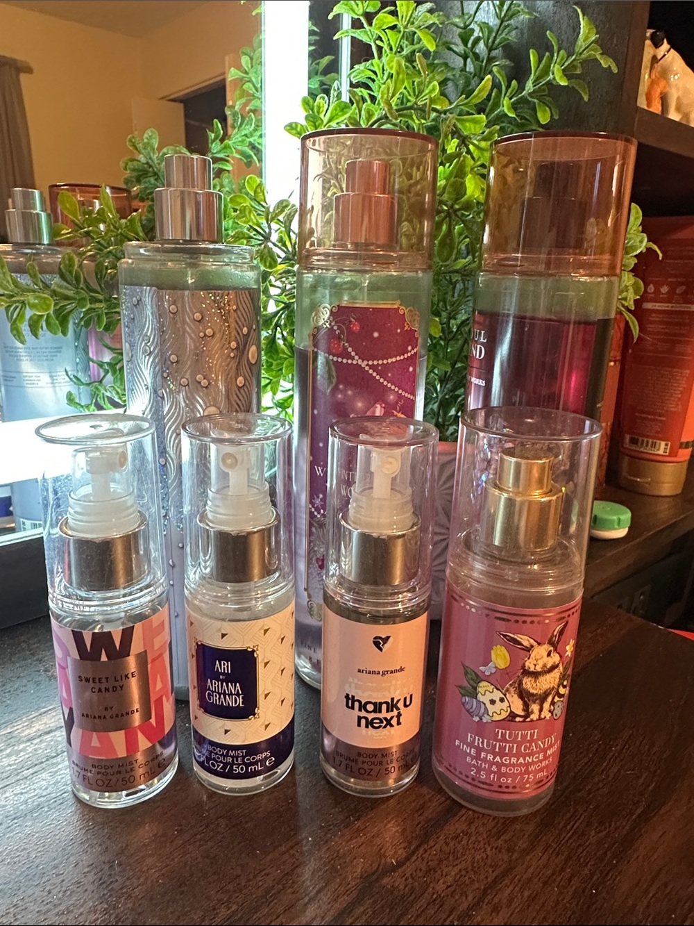Ariana Grande Assorted Pink and Purple Body Mists Collection and Bath and Body